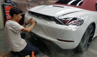 หุ้มฟิล์มใสกันรอยกันหิน Porsche Boxster (4)