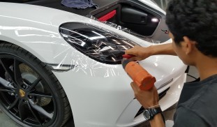 หุ้มฟิล์มใสกันรอยกันหิน Porsche Boxster (3)