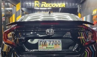 Wrap ฟิล์มไฟท้ายสีชา Honda Civic FC (1)
