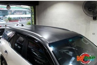 Wrap เปลียนสีรถ Toyota Fortuner (Matte Black) [3]