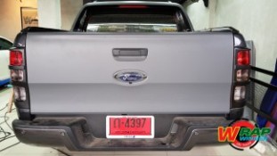 Wrap เปลี่ยนสีรถ Ford Ranger (Matte Grey) [4]