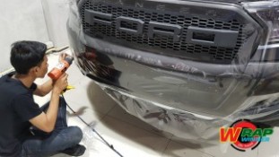 หุ้มฟิล์มใสกันรอยกันหิน Ford Ranger (2)