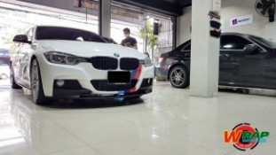 หุ้มฟิล์มหลังคาแก้ว BMW 320d (1) หุ้มฟิล์มหลังคาแก้ว BMW 320d (1)