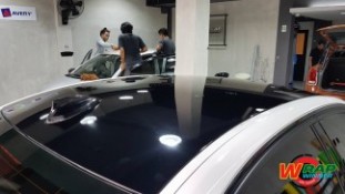 หุ้มฟิล์มหลังคาแก้ว BMW 320d (4)