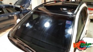 หุ้มฟิล์มหลังคาแก้ว Honda CRV (2)