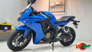 Wrap เปลี่ยนสีรถ Honda CBR650 (Glossy Blue) [3]