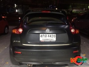 Wrap เปลี่ยนสีรถ Nissan Juke (Matte Black) [3]