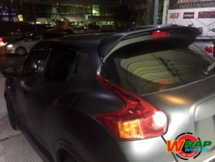 Wrap เปลี่ยนสีรถ Nissan Juke (Matte Black) [4]