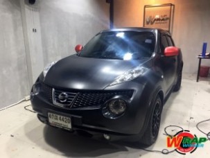 Wrap เปลี่ยนสีรถ Nissan Juke (Matte Black)