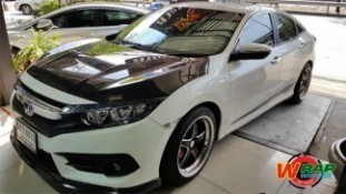 หุ้มฟิล์มใสกันรอยกันหิน Honda New Civic (White)