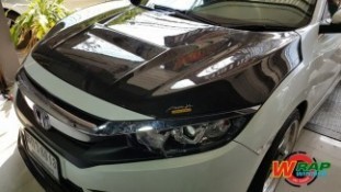 หุ้มฟิล์มใสกันรอยกันหิน Honda New Civic (White) [1]