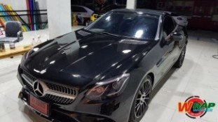 หุ้มฟิล์มใสกันรอยกันหิน Mercedes Benz SLC300 (4)
