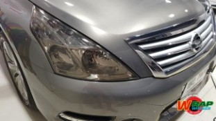 หุ้มฟิล์มไฟหน้า Nissan Teana (1)