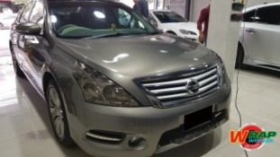 หุ้มฟิล์มไฟหน้า Nissan Teana (3)