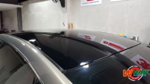 หุ้มฟิล์มหลังคาแก้ว Nissan Teana (2)