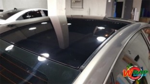 หุ้มฟิล์มหลังคาแก้ว Nissan Teana (4)