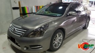 หุ้มฟิล์มหลังคาแก้ว Nissan Teana (3)