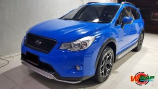 Wrap เปลี่ยนสีรถ Subaru XV สีน้ำเงิน