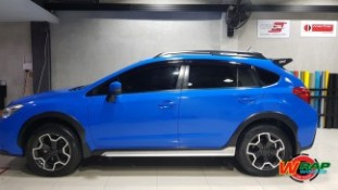 Wrap เปลี่ยนสีรถ Subaru XV สีน้ำเงิน (3)