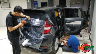 หุ้มฟิล์มใสกันรอยรถยนต์ Nissan Note (8)