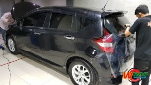 หุ้มฟิล์มใสกันรอยรถยนต์ Nissan Note (7)
