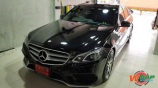 หุ้มฟิล์มใสกันรอยกันหิน Mercedes Benz E300 (1)