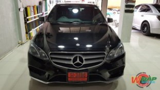 หุ้มฟิล์มใสกันรอยกันหิน Mercedes Benz E300 (2)