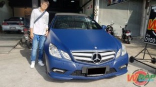 Wrap เปลี่ยนสีรถ Mercedes Benz E250 [1]