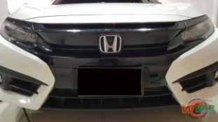 Wrap เปลี่ยนสีกระจังหน้าและกันชนหน้ารถ Honda Civic FC [2]