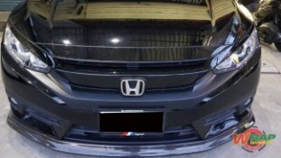 Wrap เปลี่ยนสีกระจังหน้า Honda Civic FC [1]