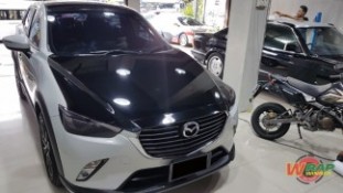 Wrap กระโปรงหน้าสีดำเงา Mazda CX3 [4]