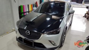 Wrap กระโปรงหน้าสีดำเงา Mazda CX3 [3]