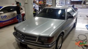 Wrap เปลี่ยนสีรถ Benz S560 SEC AMG สีบรอนซ์เงิน