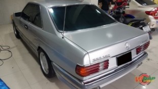 Wrap เปลี่ยนสีรถ Benz S560 SEC AMG สีบรอนซ์เงิน (3)