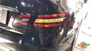 Wrap เปลี่ยนสีไฟท้ายรถ Benz E250 (1)