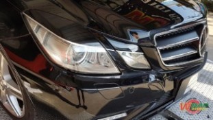 Wrap เปลี่ยนสีไฟหน้ารถ Benz E250 (1)