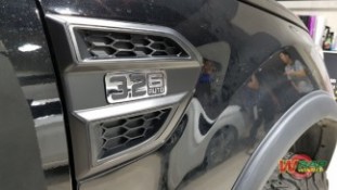 Wrap เปลี่ยนสีรถ Ford Everest (Matte Black) [15]