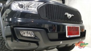 Wrap เปลี่ยนสีรถ Ford Everest (Matte Black) [10]