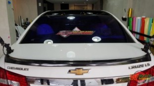 หุ้มเคฟล่าสปอยเลอร์หลัง Cruze (2) 