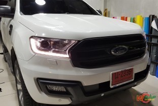 Wrap เปลี่ยนสีดำด้าน Ford Everest 