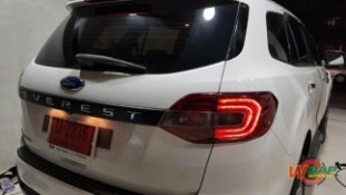 Wrap เปลี่ยนสีรถ Ford Everest (Matte Black) [18]