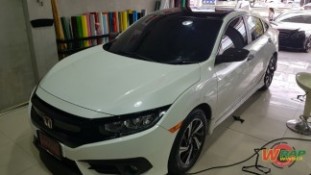 หุ้มฟิล์มหลังคาแก้ว Honda Civic FC (1)