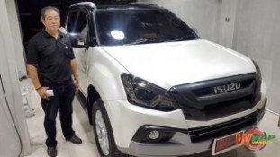 Wrap เปลี่ยนสีรถ Isuzu MU X 