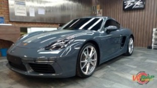 หุ้มฟิล์มใสกันรอยกันหิน Porsche Cayman