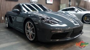 Wrap ฟิล์มใสกันรอยรถยนต์ Porsche Cayman (1)