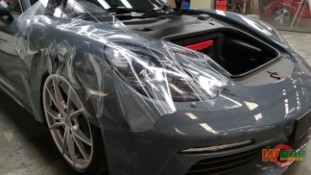 Wrap ฟิล์มใสกันรอยรถยนต์ Porsche Cayman (4)