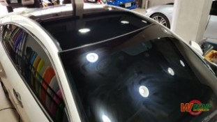 หุ้มฟิล์มหลังคาแก้ว Honda Civic FC (4)