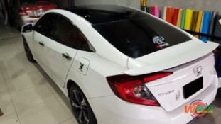 หุ้มฟิล์มหลังคาแก้ว Honda Civic FC (6)
