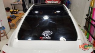 หุ้มฟิล์มหลังคาแก้ว Honda Civic FC (5)