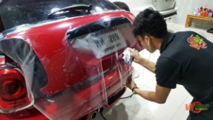 หุ้มฟิล์มใสกันรอยรถยนต์ Mini Cooper S (5)